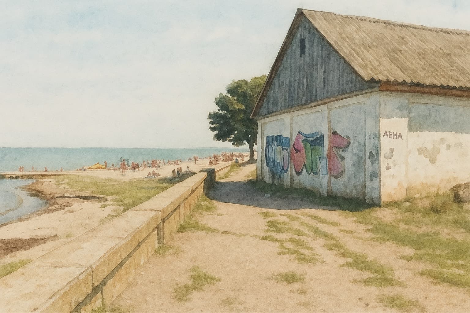 Приморско-Ахтарск №3. Промзона на окраине, море и немного улиц