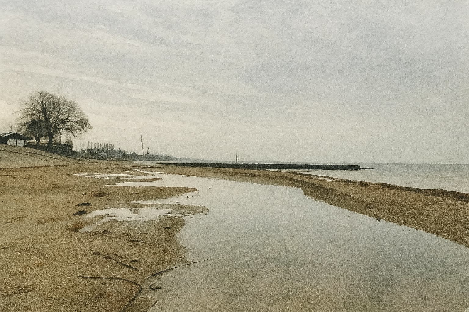 Приморско-Ахтарск №4. Зимнее море