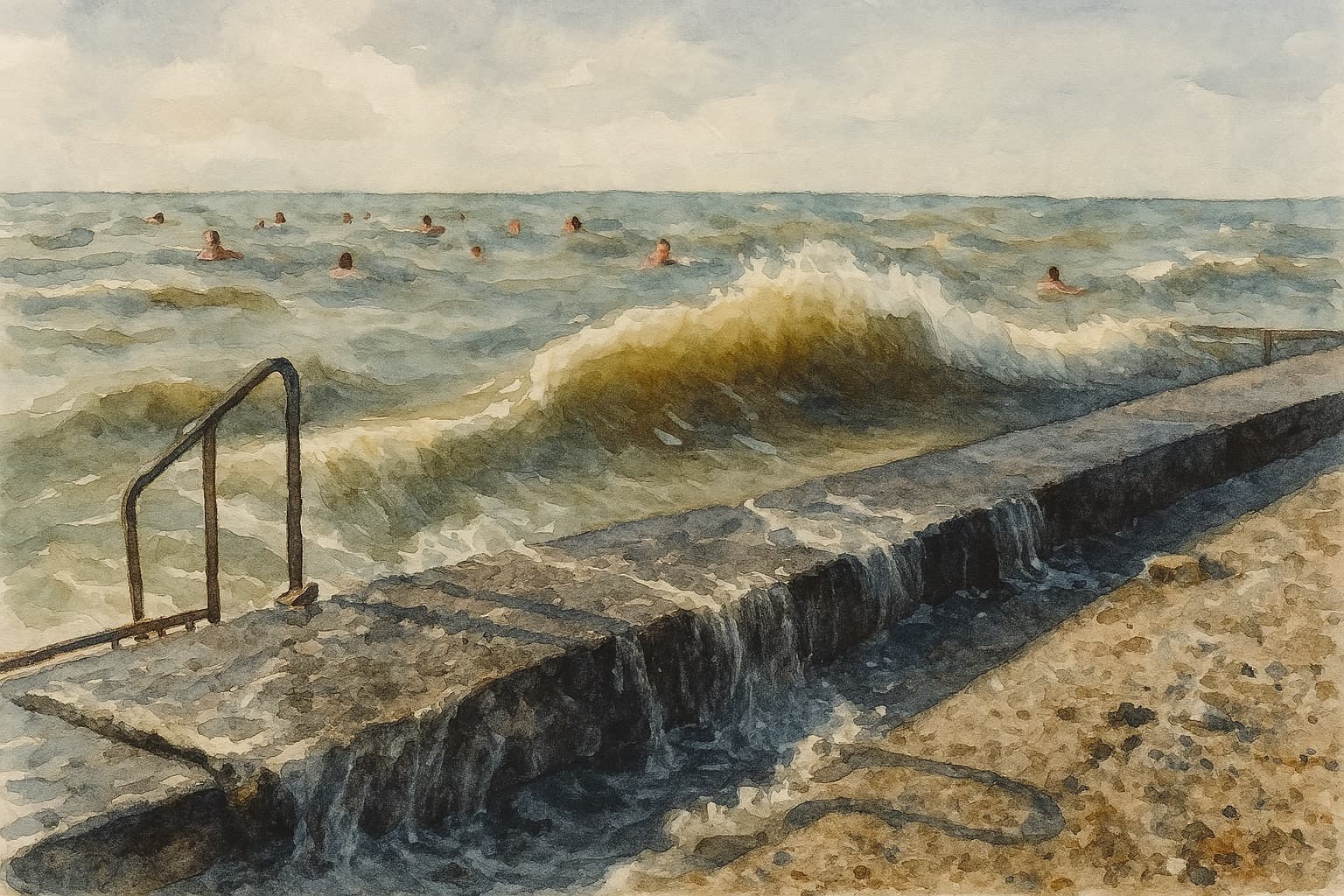 Приморско-Ахтарск №8. Гриль во дворе и море в разгар сезона