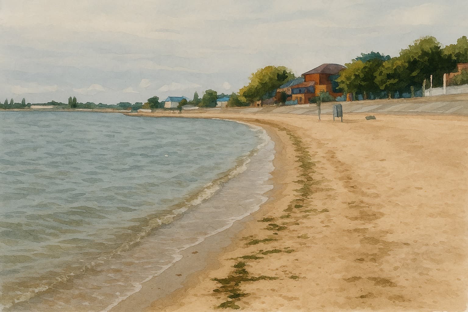 Приморско-Ахтарск №15. Одна фотография Азовского моря