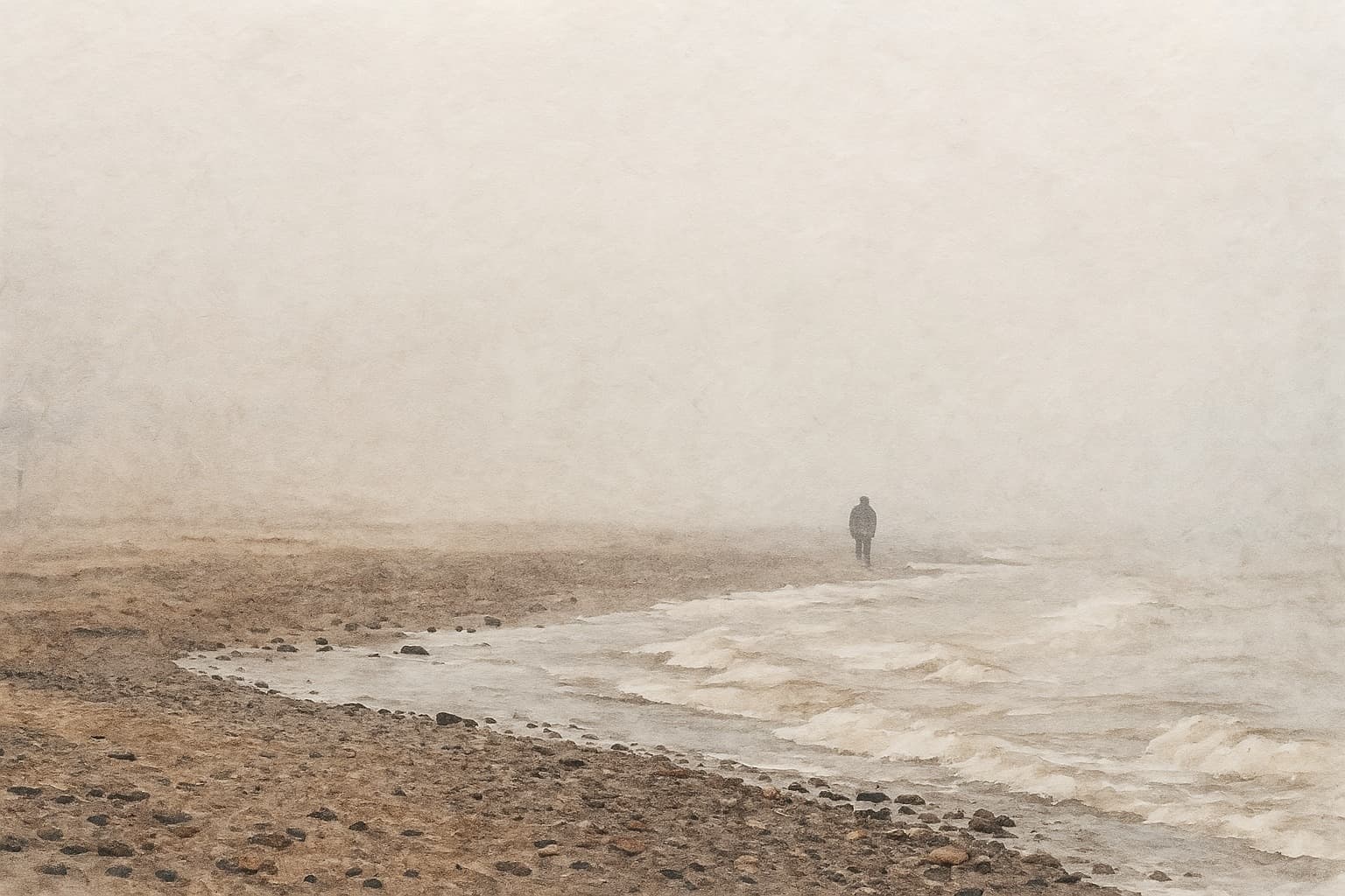 Приморско-Ахтарск №21. Туманная прогулка по городским улицам и побержью Азовского моря