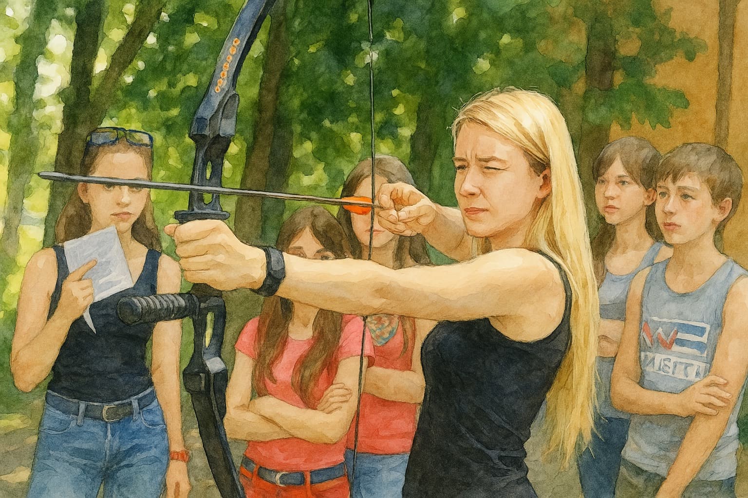 В Тимашевск пострелять из лука