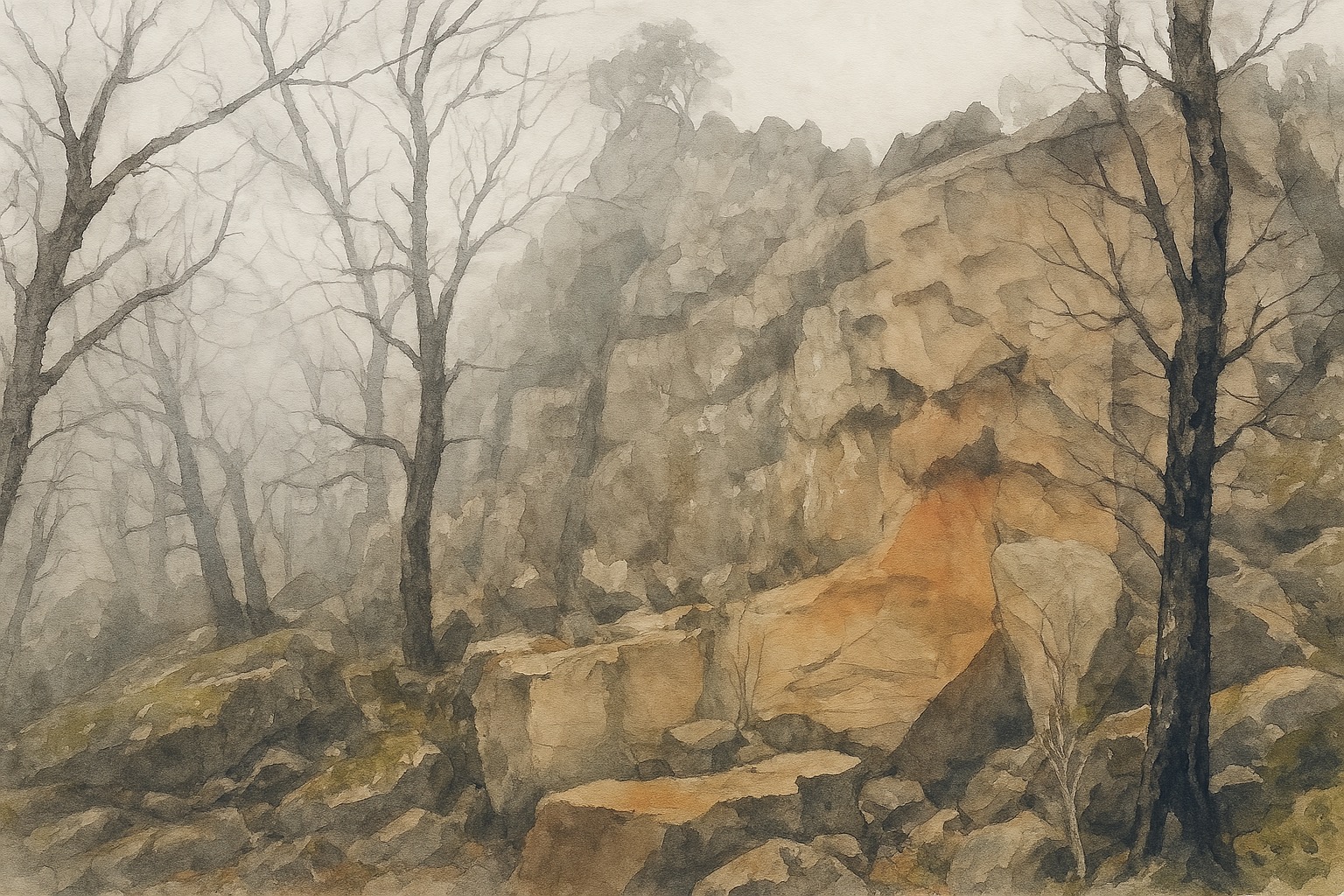 Планческие и Красные скалы. Планческая щель