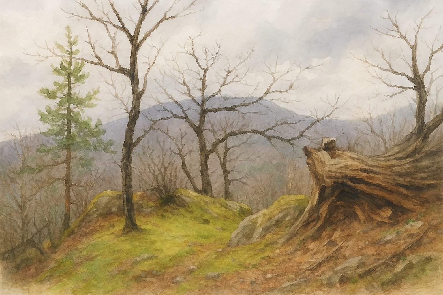 Планческие скалы №3. Поездка в декабре