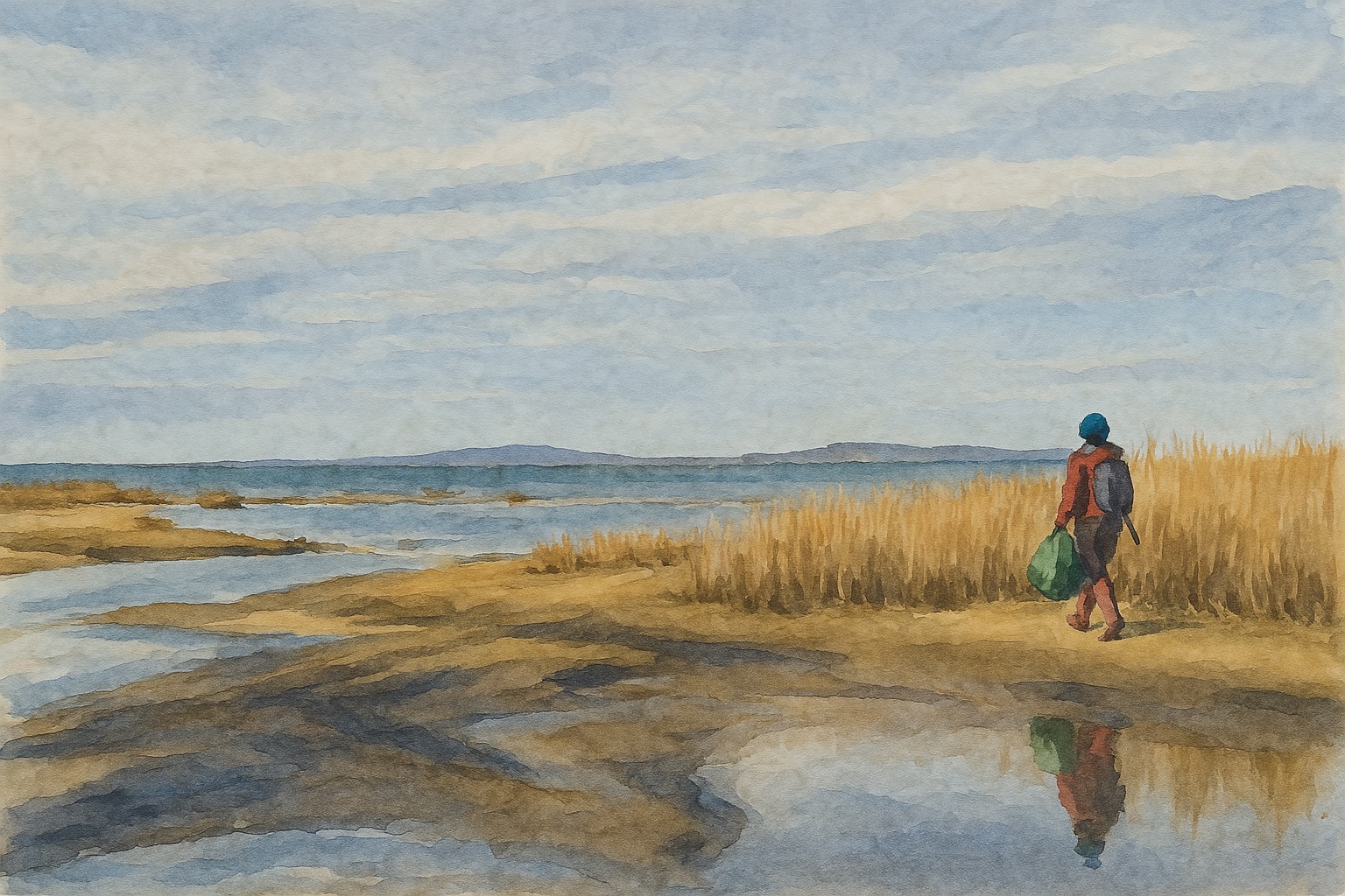 Уборка на Бугазской косе