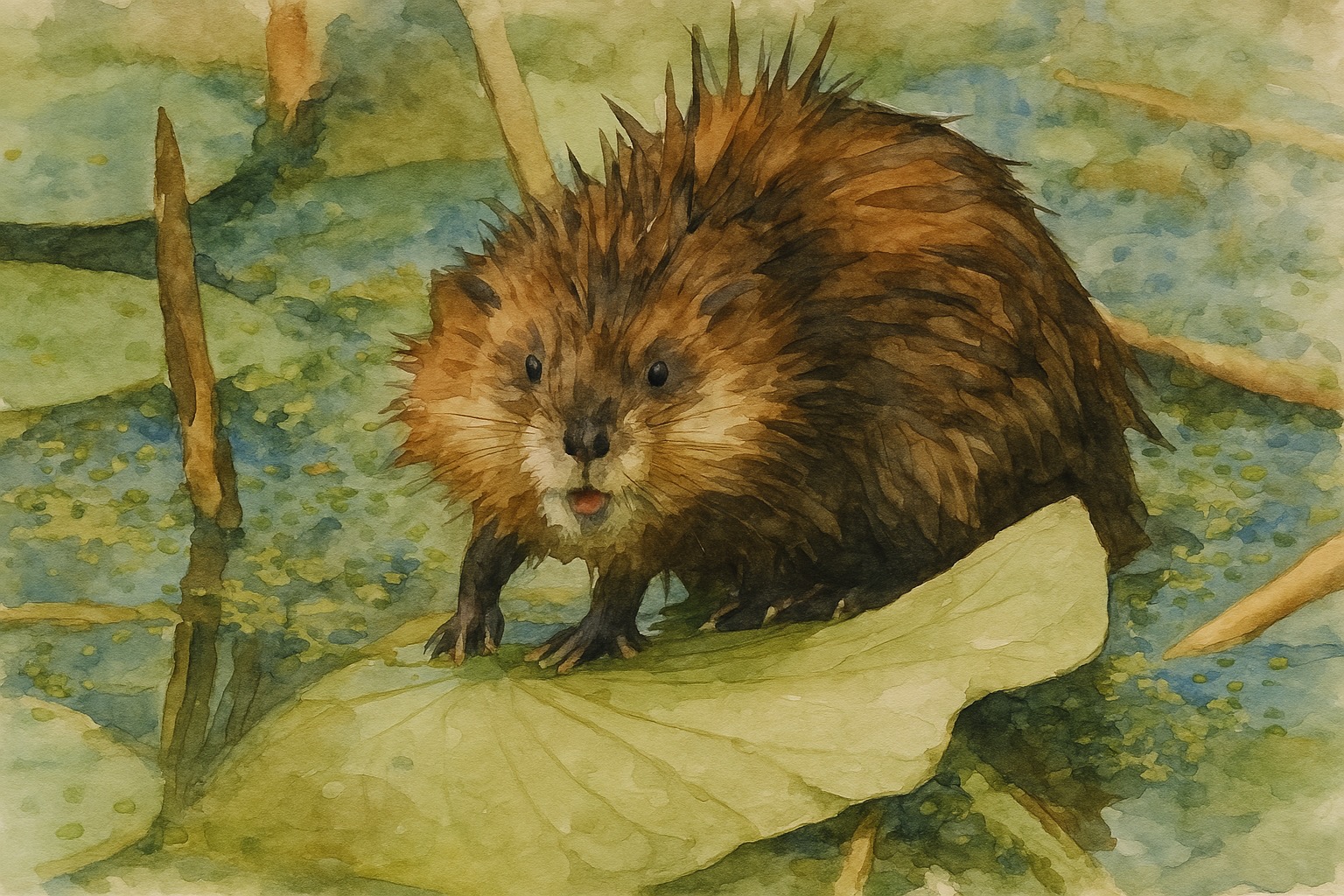 За грозой в Славянский район (ночь)