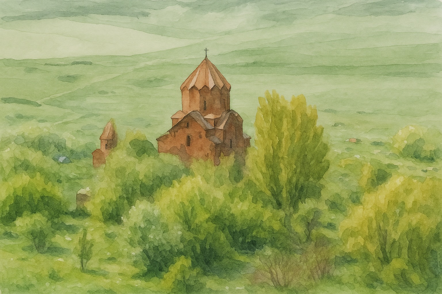 Монастырь Мармашен и Мать-Армения в Гюмри