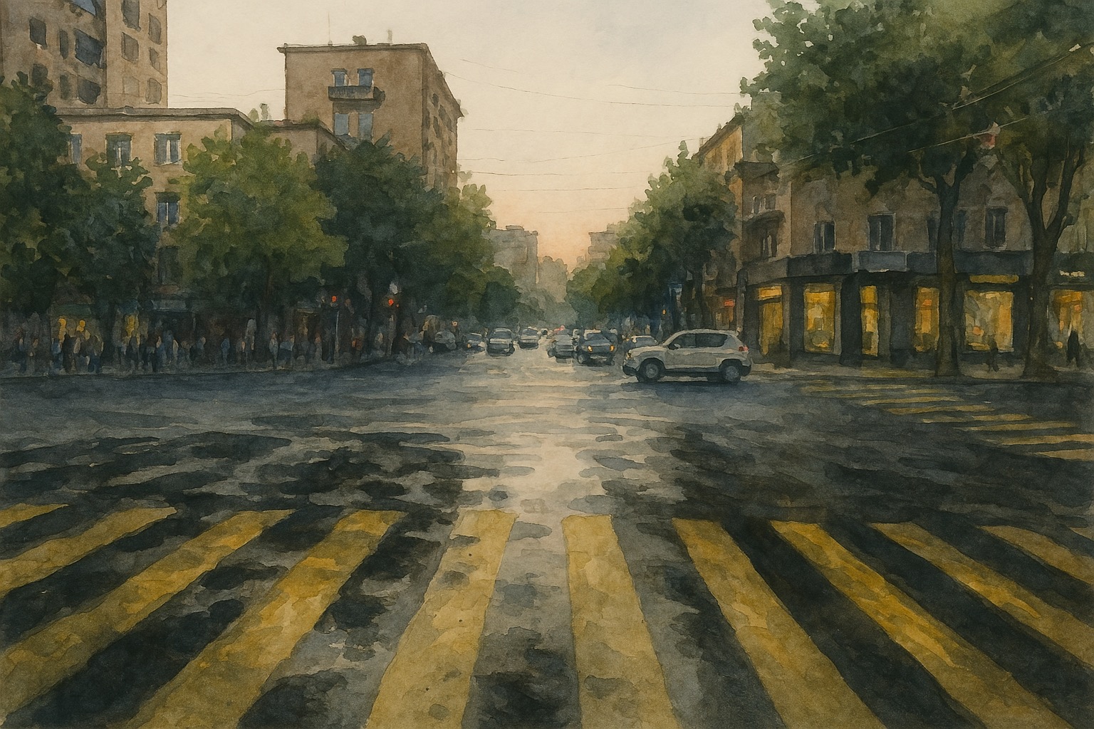 Ереван №5. Аэропорт и вечерняя прогулка по центру