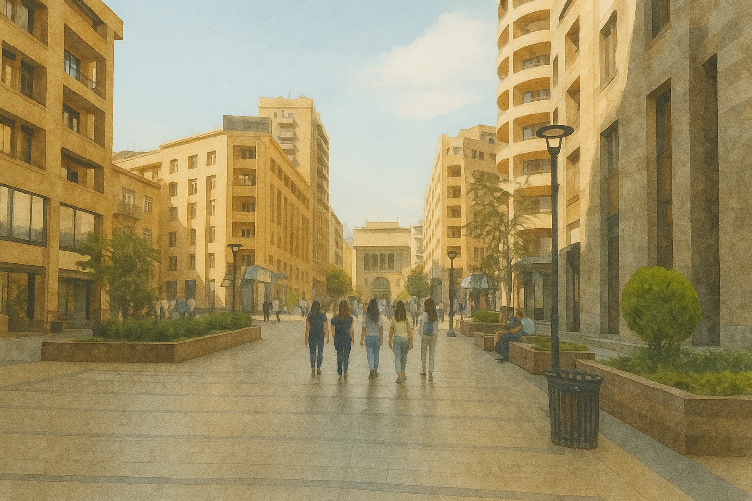 Ереван №6. ТЦ, Вернисаж, Каскад и прочие прогулки по городу