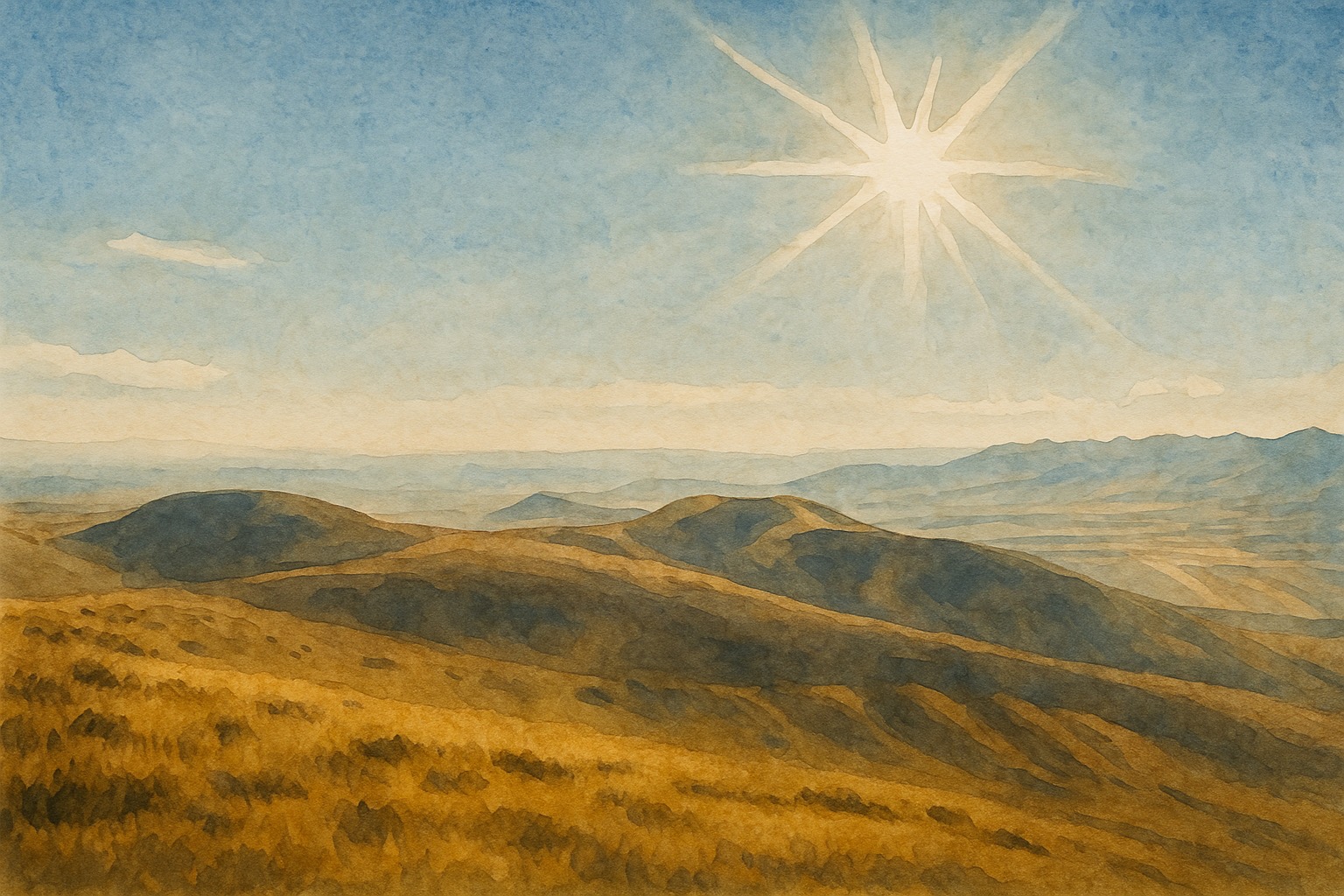 Вечерняя прогулка по Ширакскому хребту