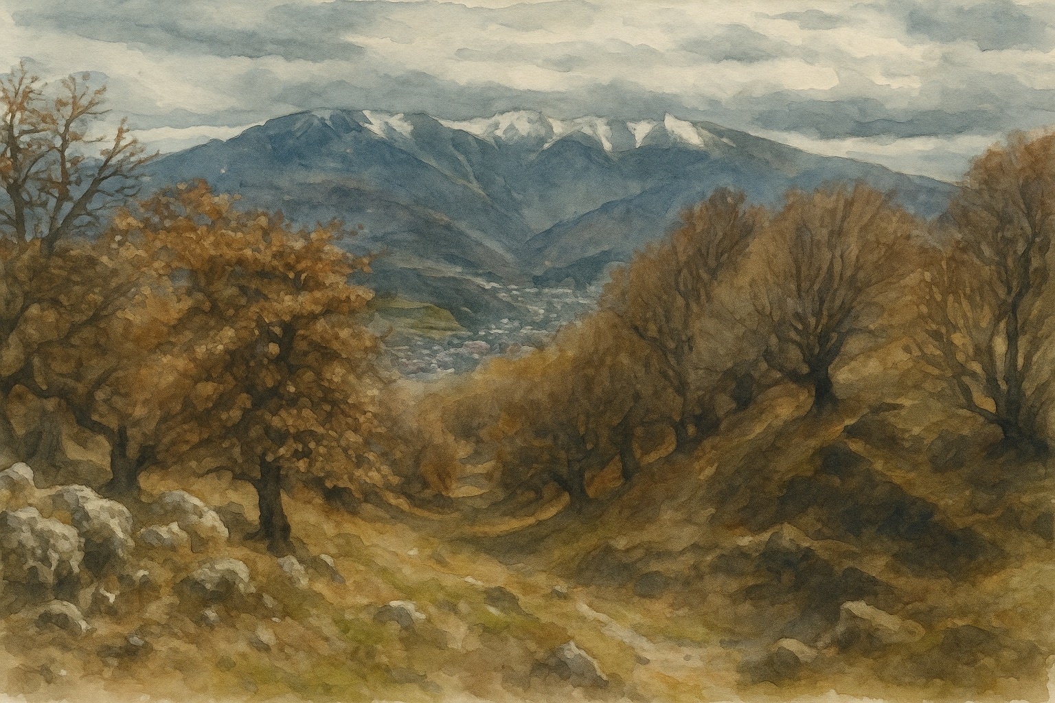 Дилижанские хайки. В сторону горы Андзвабатсат